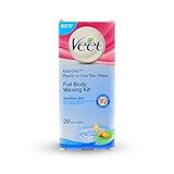 Veet Full Body Waxing Kit - Sensitive Skin (Pack of 1)