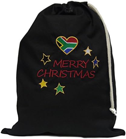 South Africa christmas gift bag in English or Afrikaans (Merry Christmas)