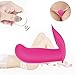 Produktbild Butterfly Vibrator Klitoris Vibratoren mit Fernbedienung Paarvibrator Vibratoren für sie Klitoris und G-punkt Stimulation Damen Frau Springen Eier Vibrating Sexspielzeug für Frauen (Rosa)