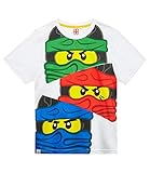 Single Jersey LEGO Ninjago Jungen T-Shirt Weiß 104
