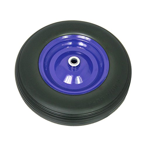 Schubkarrenrad pannensicher PU 400×100 4.80/4.00-8 Ersatzrad – max. 150 kg - 3