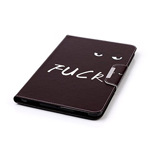 für Samsung Galaxy Tab A 10.1 Hülle Auge Fuck Muster,SKYXD [Auto Schlaf/Wach Funktion] PU Folio Klappbar Schutzhülle [Standfunktion/Brieftasche Kartenfach/Magnet] Klapphülle mit [Eule Handyanhänger + Eingabestift] 3 in 1 Zubehör Handy Tasche Etui for Samsung Galaxy Tab A 10.1 Zoll T580N T585N Bookstyle Flip Case Leather Cover With [Stylus and Dust Plug] - 6