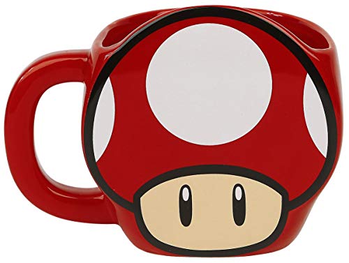 Paladone Products PP5101NN Taza Mushroom, Super Mario, Cerámica