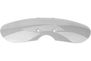 ARAMOX Motorrad Kotflügel, Motorrad zubehör Kurzer vorderer Kotflügelabdeckung Schutz Passend für T100 2001-2016 (Silver)