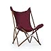 Produktbild Telami, Campingstuhl und Klappstuhl Tripolina, Made in Italy, Design-Ikone, für Indoor und Outdoor - Bordeaux