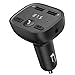 Produktbild OMORC FM Transmitter Auto Bluetooth kfz Adapter Radio Dual USB Ladegerät (5V/2.4A, 5V/1A) Bluetooth Car Kit mit Aux in, Sprachnavigation und Freisprecheinrichtung für iOS und Android