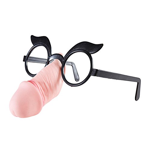 Brille Sexy Spaßbrille Partybrille Nase Funbrille JGA Scherzartikel Party Scherzbrille Fun Gag - 2