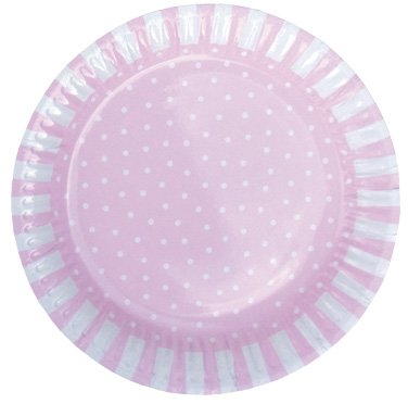JaBaDaBaDo Partyteller, schwedisches Design, Sortiment Rottöne - 4