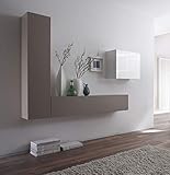 Eine besondere Atmosphäre und modernes Flair bringt die Wohnwand SALLY in Ihr Zuhause! Diese Möbel aus Italien integriert sich problemlos in jeder Wohnung und ist ein echtes Schmuckstück! Genügend Platz zum Aufbewahren von Multimediageräte & Co. ist hinter den Türen und Klappen.  Die einzelnen Teile können individuell aufgehängt und damit perfekt auf Ihre Wohnsituation angepasst werden. Möchten Sie die Wohnwand mit anderen Elementen (s. Bilder) kombinieren oder gefällt Ihnen eine