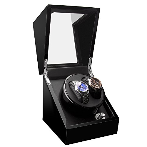 Cargador para relojes automáticos Rolex, estuche de madera + acabado piano + motor japonés