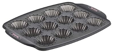 Tefal - J4171414 - Crispybake Moule 12 mini tartelettes 29X21cm Silicone Noir
