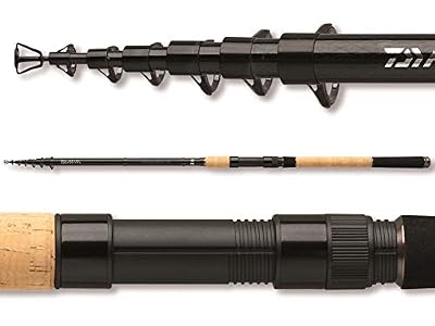 Daiwa Megaforce Tele 2.40m 40-90g, Carnassier Télescopique Tout Autour, 11493-240