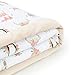 Produktbild JOOMA Babydecke 75x100 cm Kuscheldecke, Spieldecke, Bettdecke, kuschelweiche Baumwolle - Made in EU (Indianer (beige))