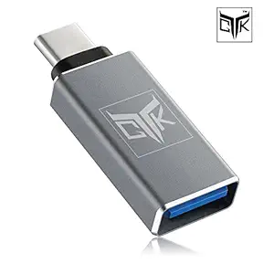 TheGiftKart USB Type-C To USB 3.0 / 2.0 OTG Metallic Adapter - Graphite Grey