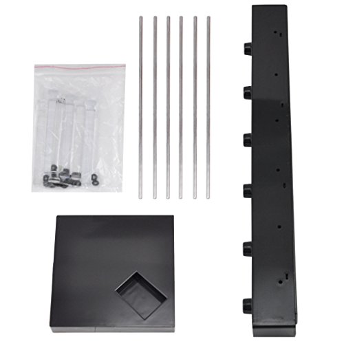 veroda Sonnenbrille Brille Rack Halter Gläser Rahmen Display Ständer schwarz - 2