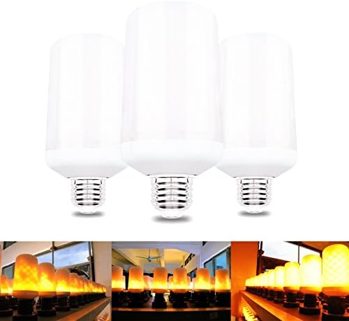 AUROX®E27 5W Led Flame Effect Fire Light Bulbs,Creative Lights with Flickering Emulation,Vintage Atmosphere Decorative Lamps, Simulated Gas Hurricane Lantern,Warm White