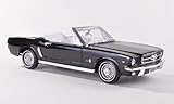  Ford Mustang Convertible, offen, schwarz, 1964, Modellauto, Fertigmodell, Motormax 1:18