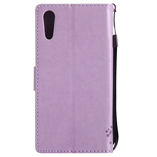 dooki  Sony Xperia XZ   Xperia XZs   tui  rester debout Portefeuille Flip PU Cuir Cuir Cas   tui pour Sony Xperia XZ   Xperia XZs avec cr  dit Carte Support fente  D-08 