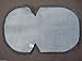 GREY SHEEPSKIN Buggy Pushchair Pram Car Seat Liner Mat Natural Warm&Fluffy