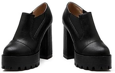 RTRY Women'S Heels Comfort Pu Spring Casual Blushing Pink Ruby Black White 5In &amp;Amp; Over Black Us8/Eu39/Uk6/Cn39