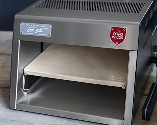 Otto Wilde Grillers Ottos Pizzastein, Pizzastein aus lebensmittelechtem Cordierit, 25 x 30 cm - 4