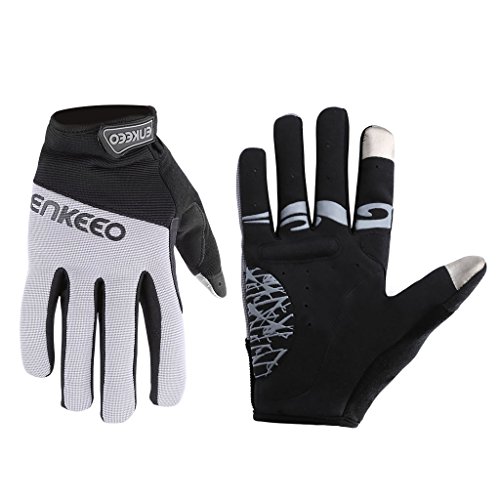 Enkeeo Handschuhe Fahrradhandschuhe Touchscreen Herren Damen Outdoor Sport Winddicht Fahrrad Handschuhe geeiget für Radsport MTB Road Race Downhill Wandern und andere Sports