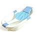 Produktbild hossty Baby Kids Infant Soft Bad netlike Bett rutschfeste Baden Badewanne Matte Hängematte Dusche Matte Net Mesh Sitz unterstützt Sling Net, blau, Free Size