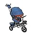 Produktbild NBWE Trike für Kinder, Kinderwagen für Kinder, 4-in-1-Trike, 7-in-1-Trike, mit Pedalsperre und Silent Wheels, blau, lila, grau Toys Bikes