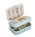 Produktbild SALLYSKY Tragbare Schmuck Aufbewahrungsbox Ohrringe Prinzessin Hand Schmuck Schmuckschatulle Weibliche Kleine Einfache Schmuckschatulle, A