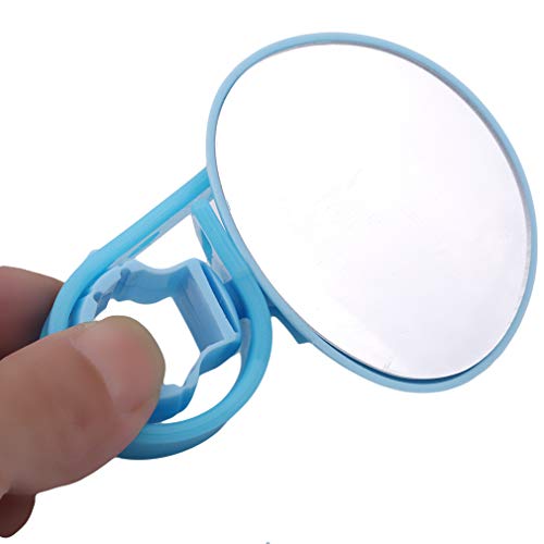 Preisvergleich Produktbild kemai Fahrradspiegel Fahrradrückspiegel Verstellbarer Lenkerspiegel Sicherheit Rückfahrradspiegel, blau