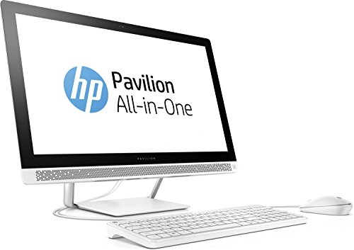 HP Pavilion (24-b256ng) 60,45 cm (23,8 Zoll / Full HD-IPS Touchscreen) All-in-One Desktop PC (Intel Core i3-7100T, 8 GB RAM, 1 TB HDD, Intel HD-Grafikkarte 630, Windows 10 Home 64) weiß - 2