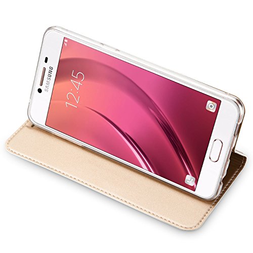 Samsung galaxy A5 2017 Hülle, Aostar Ledertasche Wallet Flip Cover Tasche Leder Brieftasche Schutzhülle mit Kartenfach und Ständer Handyhülle für A5 (2017) - 4