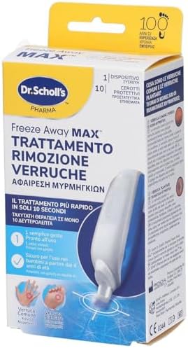Dr. Scholl's Freeze Away Max Spray per la Rimozione di Verruche e Porri