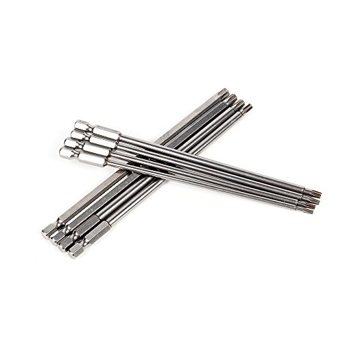 8 150 mm t9-t40 Länge Magnetic Torx-Schraubendreher-Bits 1/10,2 cm Sechskantschaft S2-Stahl Elektrische screwdrier Werkzeug - 3
