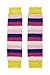 Piccalilly Organic Cotton Multicoloured Baby Girls Stripe Leg Warmers