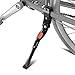 Produktbild Fahrrad Seitenständer, Trehai Fahrradständer Universal Einstellbarer Faltbarer Fahrrad Ständer mit Anti-Rutsch Gummifuß für 22-27 Zoll Mountainbike, MTB, Rennrad, und Klapprad