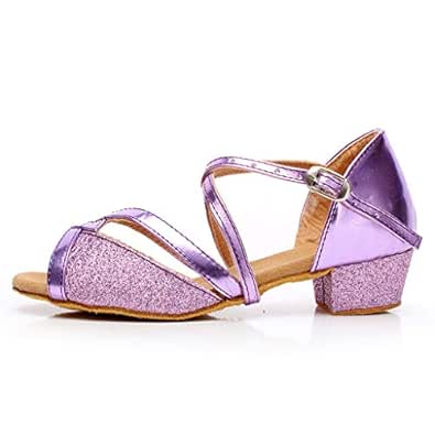 purple tap shoes