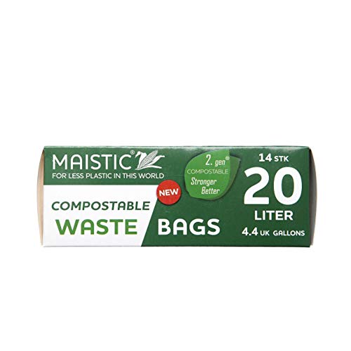 Maistic Compostable Bin Liners 20 LTR 14 per Pack