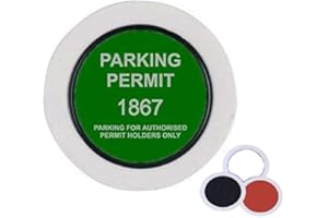 OTHER 2 X Universal Car Parking Permit Holder/Road Tax Disc Holder - Easy Fit & Removal