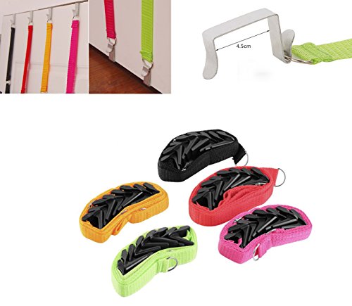 Kammty 2 Packung Sports Ballcap Hut Rack Aufbewahrung / Baseball Cap Halterung / Handtasche Rack Organizer mit 16 (2 x 8) Gap Racks, Hut Sorter Unterstützung bis zu 10KG, schwarz - 6