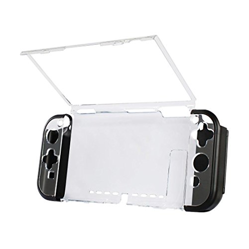 Hama Hardcover Hlle fr Nintendo Switch (3-teilig, Cover fr Konsole und Joy Con Controller, Stauraum fr 4 Spiele, ergonomisch fr besseren Grip, Slim Bumper, Schutzhlle) Hard-Case transparent Hama Hardcover Hlle fr Nintendo Switch (3-teilig, Cover fr Konsole und Joy Con Controller, Stauraum fr 4 Spiele, ergonomisch fr besseren Grip, Slim Bumper, Schutzhlle) Hard-Case transparent