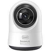 Baseus Security P1 Pro İ&ccedil; Mekan 3K Wi-Fi Kamerası &ndash; Yapay Zeka Algılama, 360&deg; D&ouml;nebilme, Gece G&ouml;r&uuml;ş&uuml;, 256GB&rsquo;a Kadar MicroSD K
