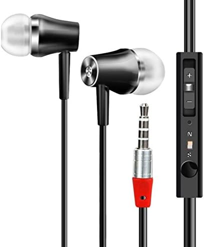Earphones Ear style WITH microphone and Remote Stereo Super Intelligent Noise Reduction In Ear Headphones Bass Noise Isolating Earbuds High Definition , B