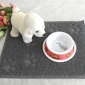 Wiggly Wag Pet Dog Cat Feeding Mat Pad Pet Dish Bowl Food Water Feed Place mat Puppy Bed Blanket Table Mat