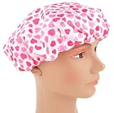 HEART SHAPED DESIGN SHOWER CAP