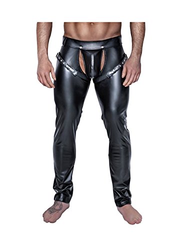 Preisvergleich Produktbild Noir Handmade Herren Powerwetlook Hose S