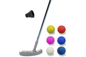 Golfas Minigolfset Professional - 8-teilig (mit 6 verschiedenen Shore-Bällen für unterschiedliche Bahnen u. Bedürfnisse) und Minigolf-Pick-Up