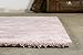 Produktbild Homie Living Pisa Moderner Marken Teppich, Polyester/Mikrofaser, Pale Mauve, 170 x 120 x 2.5 cm