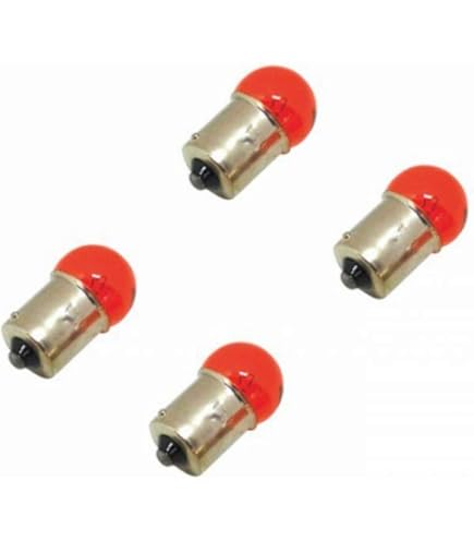 10 Ampoules LED BA15s 12V Rouge – Feux De Position/stop, Angle 180° (Autonet)