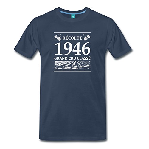 Book's Cover ofAnniversaire Récolte 1946 Grand Cru Classé Tshirt Premium Homme de Spreadshirt XL bleu marine